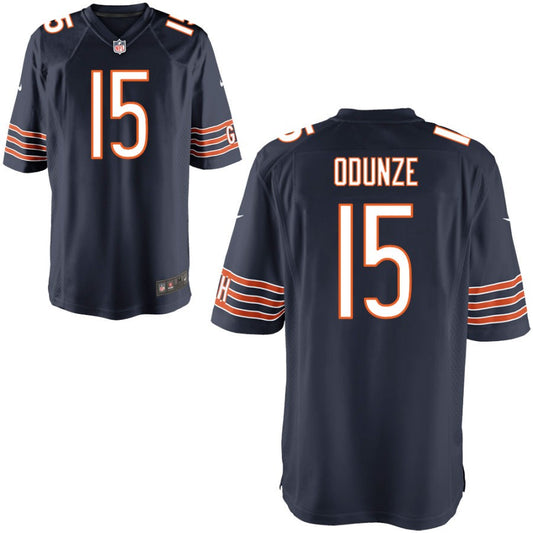 Rome Odunze Youth Nike Navy Chicago Bears Custom Game Jersey