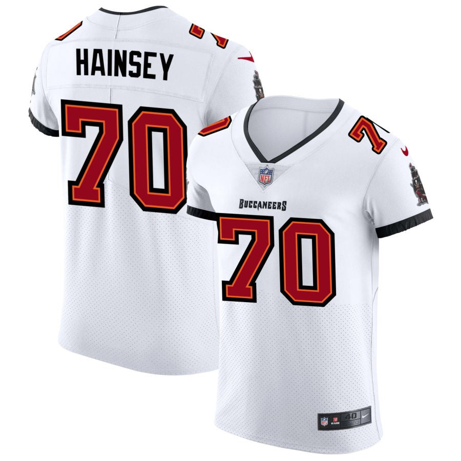 Robert Hainsey Men's Nike White Tampa Bay Buccaneers Vapor Elite Custom Jersey