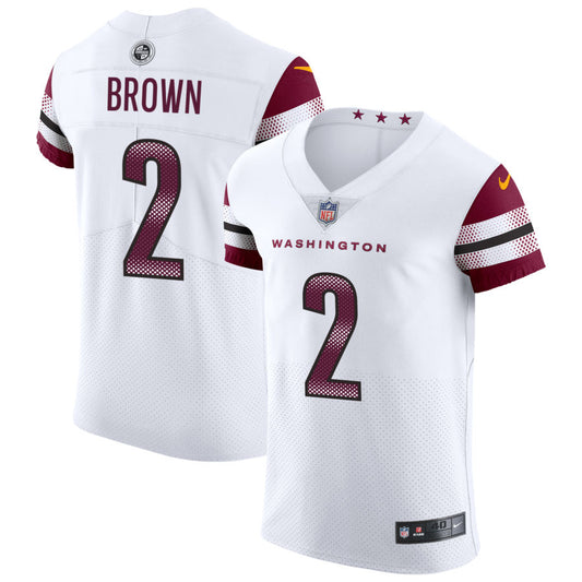 Dyami Brown Men's Nike White Washington Commanders Vapor Untouchable Elite Custom Jersey