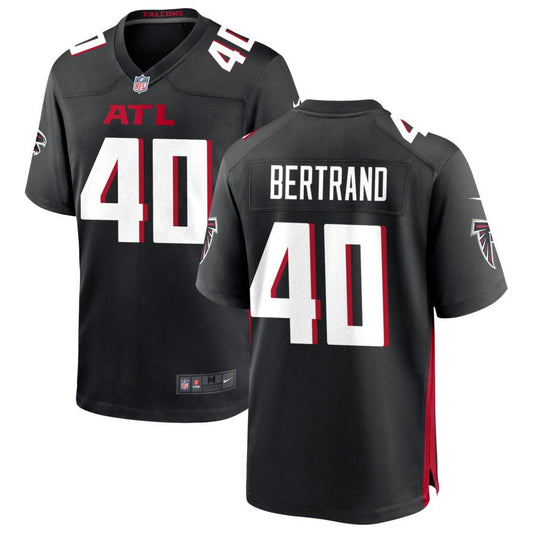 JD Bertrand Men's Nike Black Atlanta Falcons Custom Game Jersey