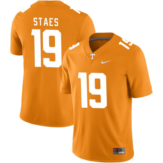 Holden Staes Men's Nike White Tennessee Volunteers Pick-A-Player NIL Replica Football Jersey