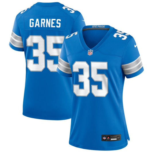 Chelen Garnes Women's Nike Blue Detroit Lions Custom Game Jersey