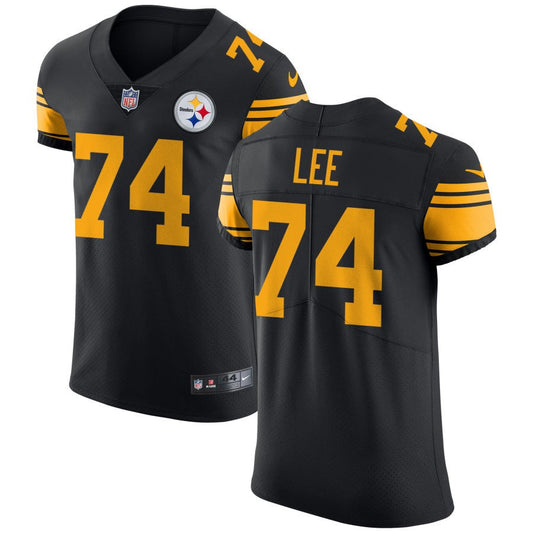 Logan Lee Men's Nike Black Pittsburgh Steelers Vapor Untouchable Elite Custom Color Rush Jersey