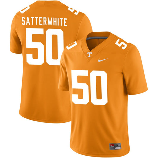 William Satterwhite Men's Nike White Tennessee Volunteers Pick-A-Player NIL Replica Football Jersey