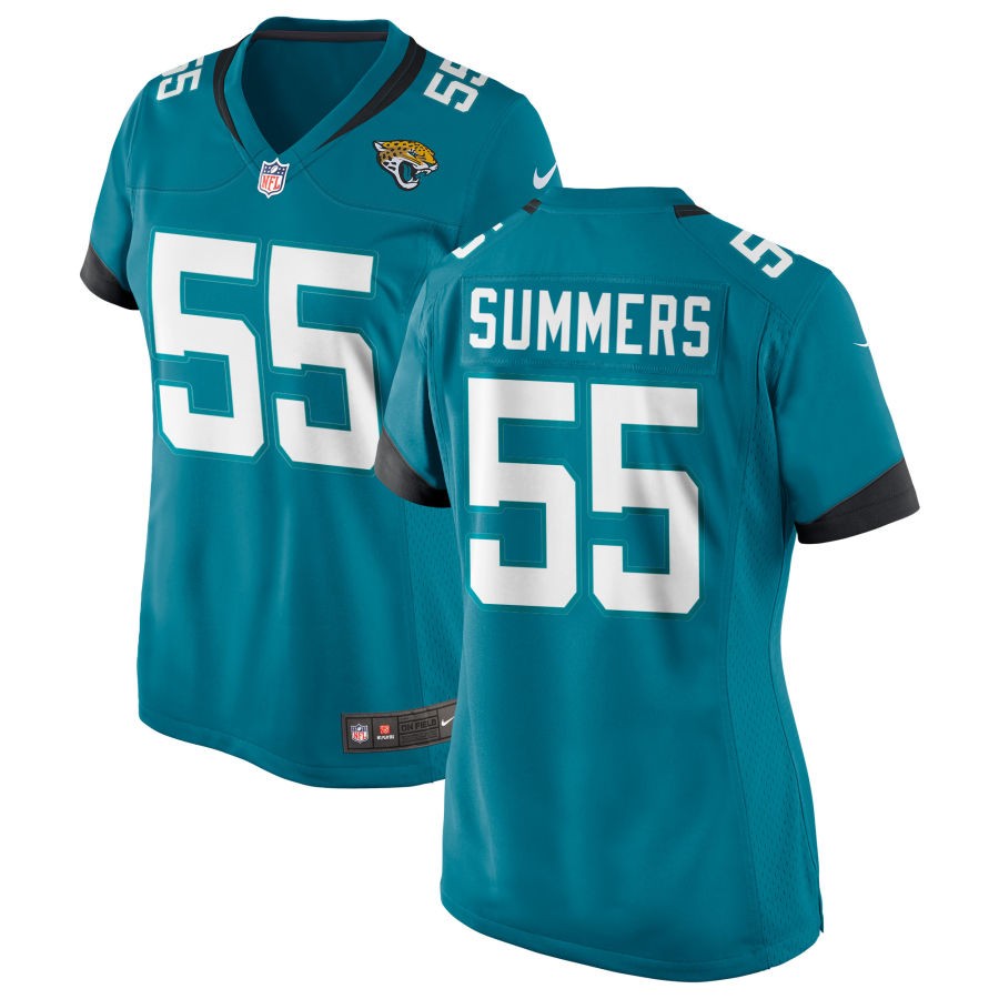 Ty Summers Women's Nike Teal Jacksonville Jaguars Alternate Custom Game Jersey