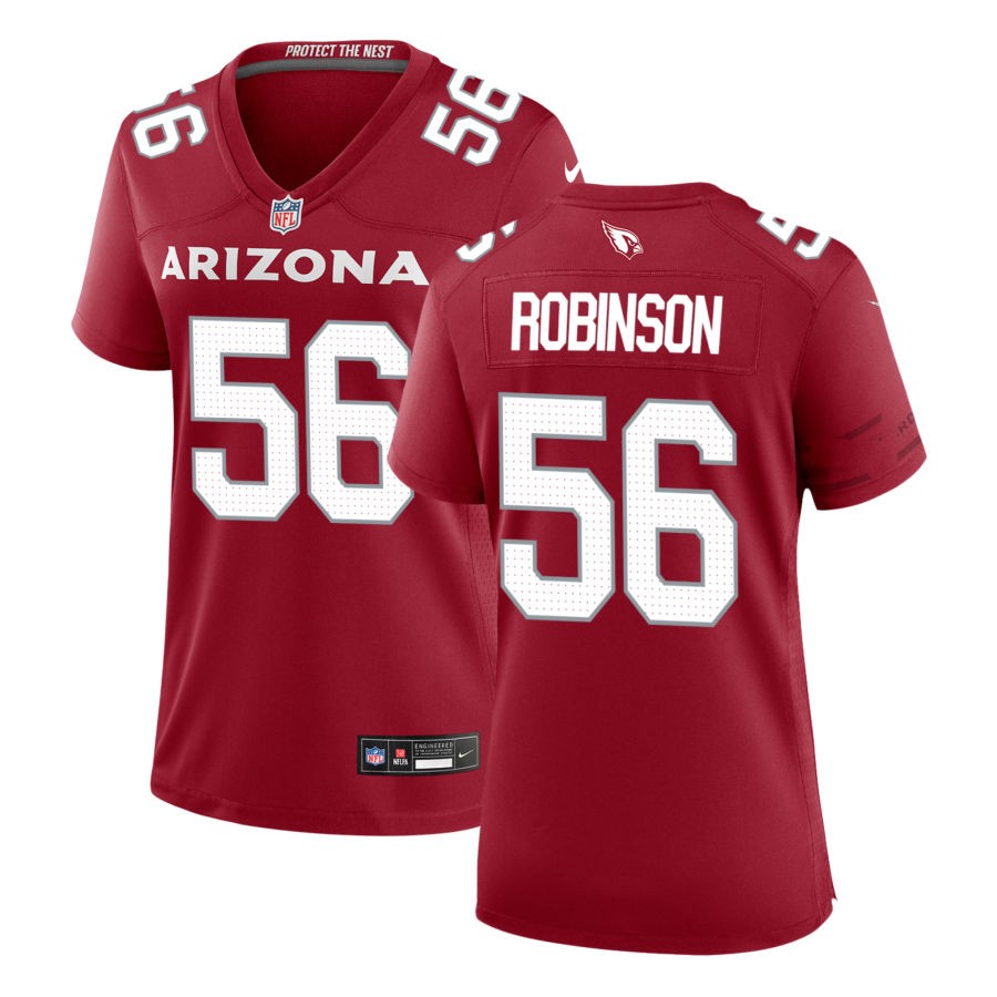 Darius Robinson Women's Nike Cardinal Arizona Cardinals Custom Game Jersey