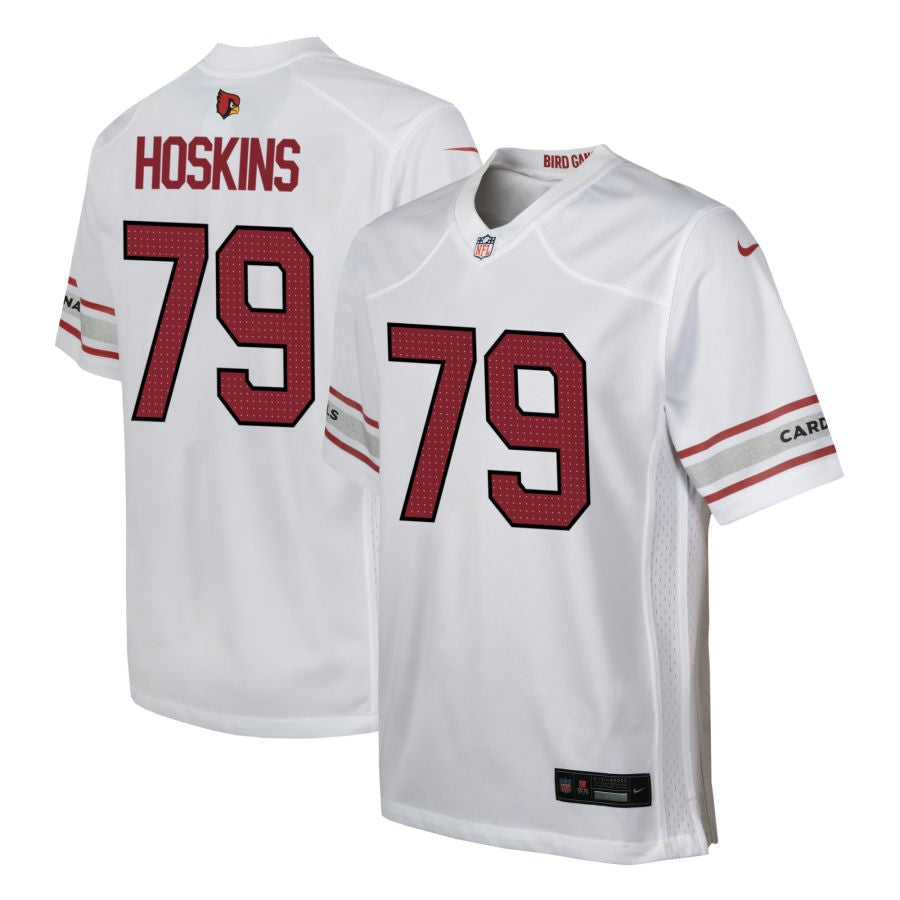 Phil Hoskins Youth Nike  White Arizona Cardinals Custom Game Jersey