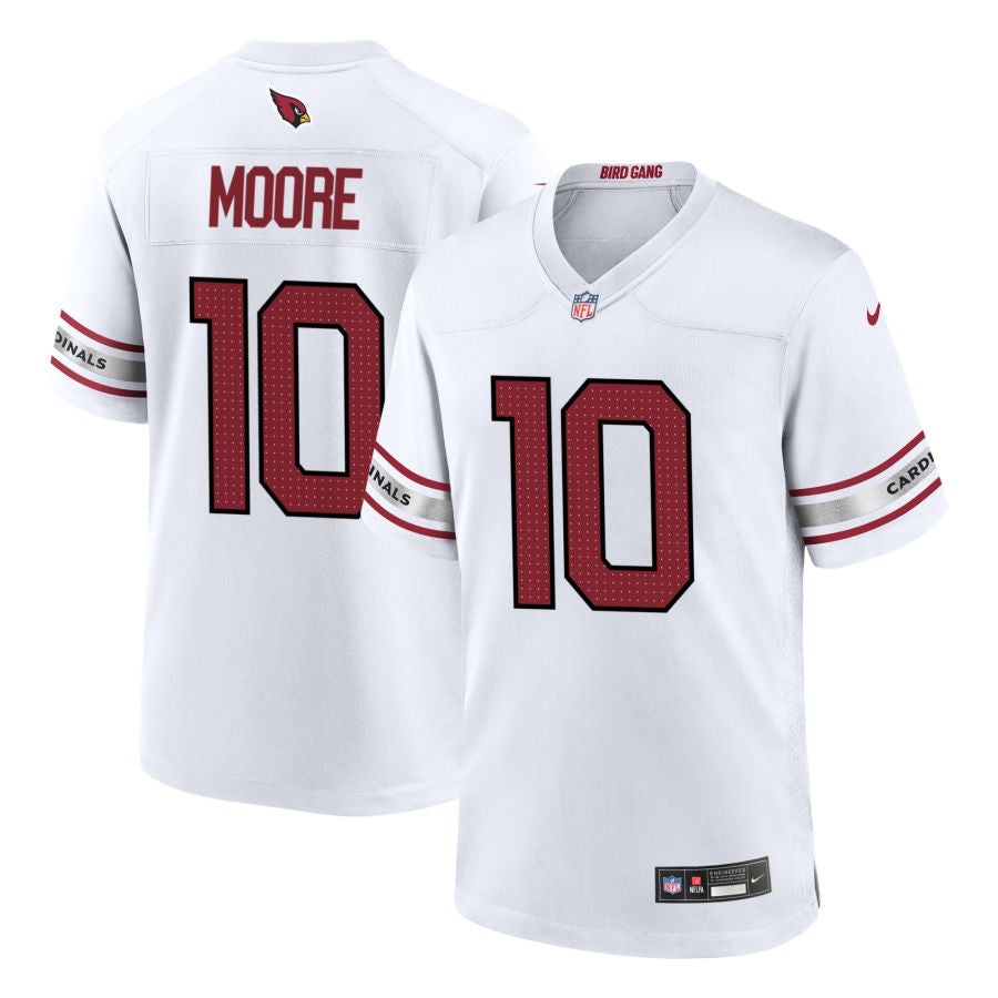 Chris Moore Men's Nike White Arizona Cardinals Custom Game Jersey