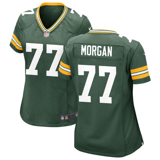 Jordan Morgan Women's Nike Green Green Bay Packers Custom Game Jersey