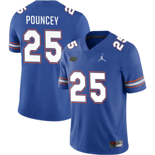 Ethan Pouncey Men's Jordan Brand Royal Florida Gators Pick-A-Player NIL Replica Football Jersey