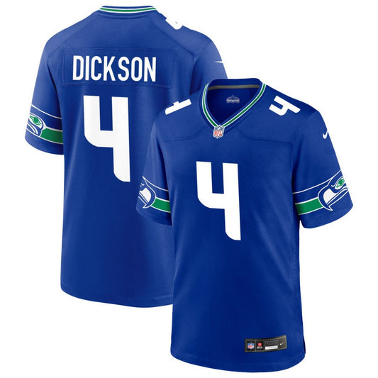 Michael Dickson Women's Nike College Navy Seattle Seahawks Custom Game Jersey