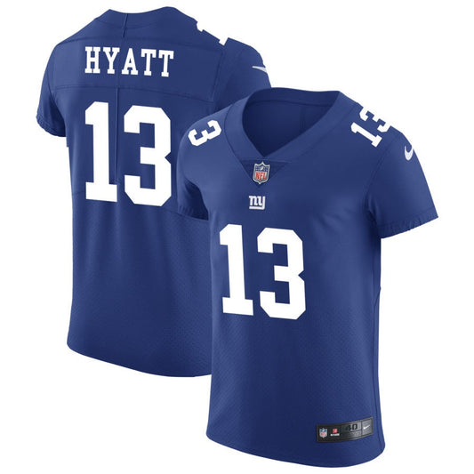 Jalin Hyatt Men's Nike Royal New York Giants Vapor Untouchable Custom Elite Jersey