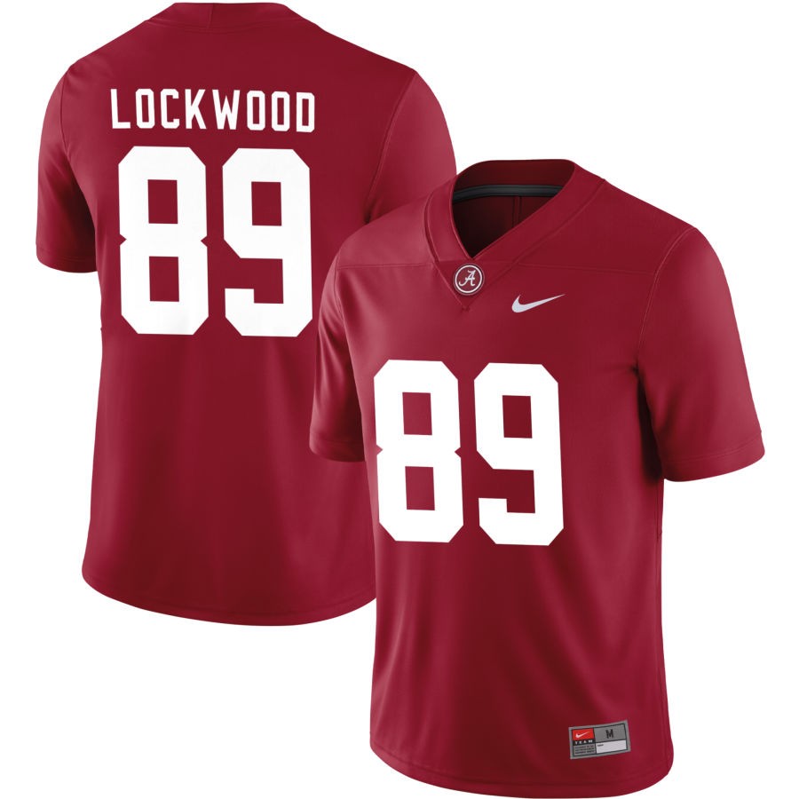 Ty Lockwood Men's Nike Crimson Alabama Crimson Tide Pick-A-Player NIL Replica Football Jersey