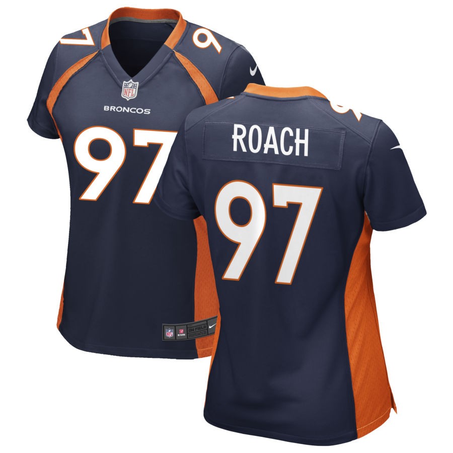 Malcolm Roach Women's Nike Navy Denver Broncos Alternate Custom Game Jersey