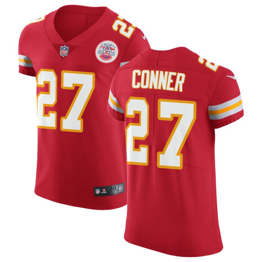 Chamarri Conner Men's Nike Red Kansas City Chiefs Vapor Untouchable Custom Elite Jersey