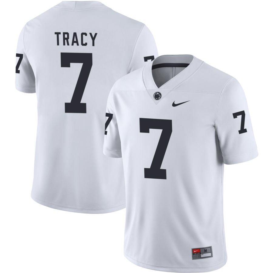 Zion Tracy Men's Nike White Penn State Nittany Lions Pick-A-Player NIL Replica Football Jersey