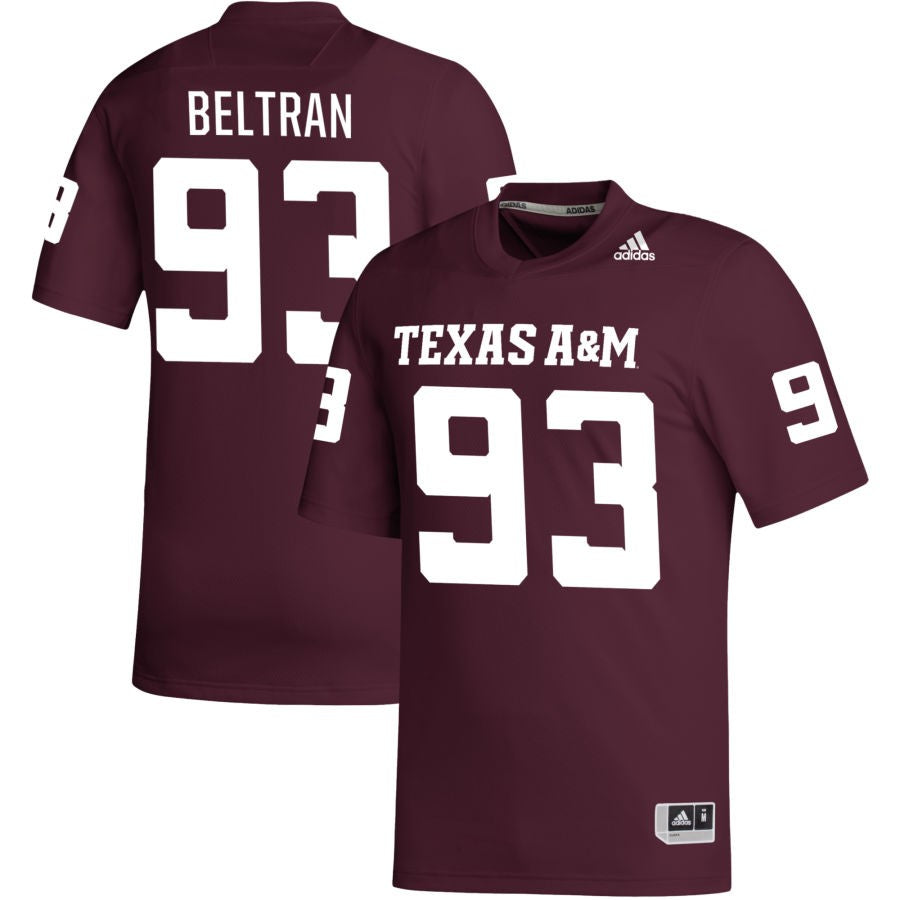 Drew Beltran Men's adidas Maroon Texas A&M Aggies Pick-A-Player NIL Replica Football Jersey