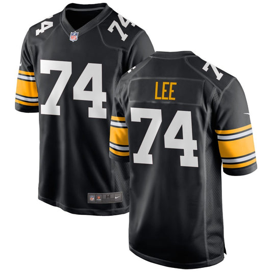 Logan Lee Men's Nike Black Pittsburgh Steelers Alternate Custom Game Jersey