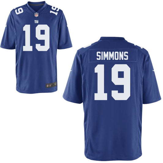 Isaiah Simmons Youth Nike Royal New York Giants Custom Game Jersey