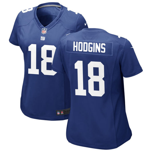 Isaiah Hodgins Women's Nike Royal New York Giants Custom Jersey