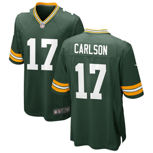 Anders Carlson Men's Nike Green Green Bay Packers Custom Game Jersey