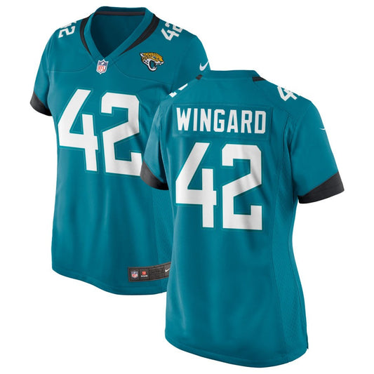 Andrew Wingard Women's Nike Teal Jacksonville Jaguars Alternate Custom Game Jersey