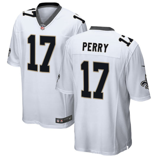 A.T. Perry Men's Nike White New Orleans Saints 2018 Custom Game Jersey