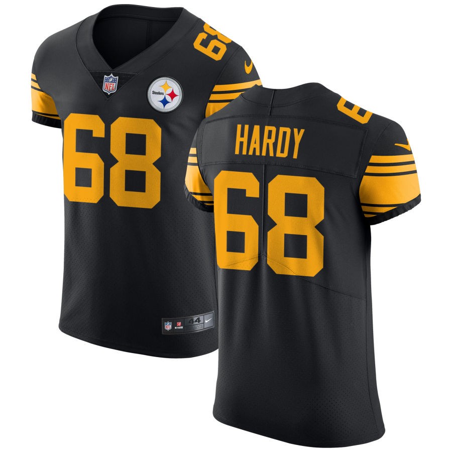 Anderson Hardy Men's Nike Black Pittsburgh Steelers Vapor Untouchable Elite Custom Color Rush Jersey