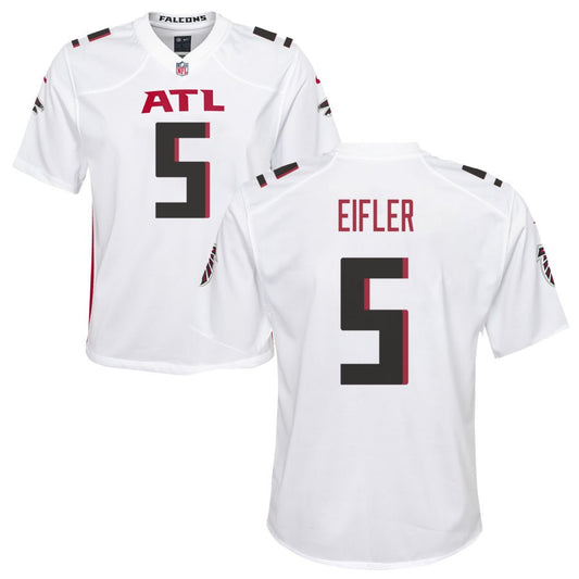 Milo Eifler Youth Nike Atlanta Falcons White Custom Game Jersey