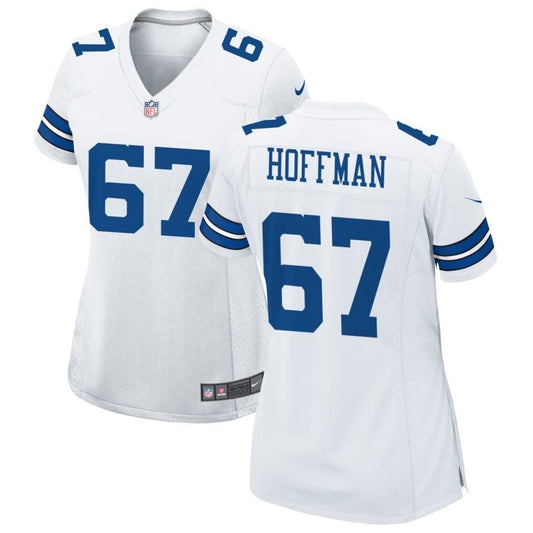 Brock Hoffman Women's Nike White Dallas Cowboys Custom Game Jersey