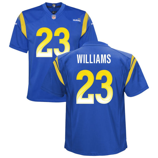 Kyren Williams Youth Nike Royal Los Angeles Rams Custom Game Jersey