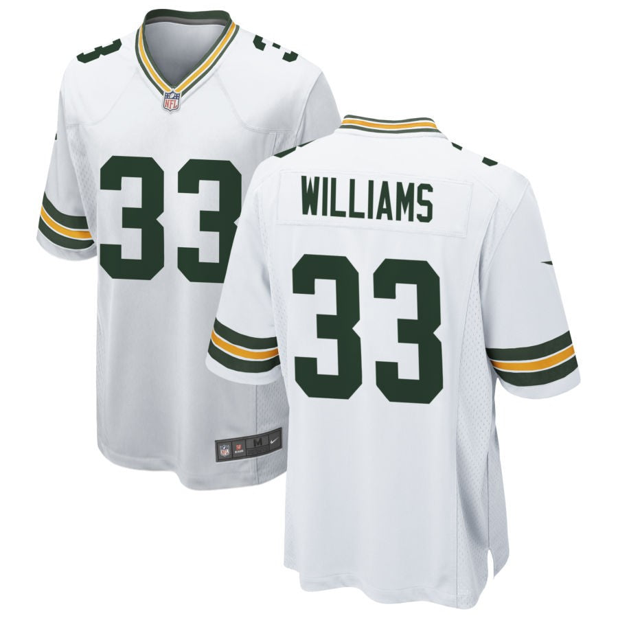 Evan Williams Men's Nike White Green Bay Packers Custom Game Jersey