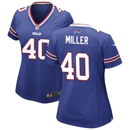 Von Miller Women's Nike Royal Buffalo Bills Custom Game Jersey