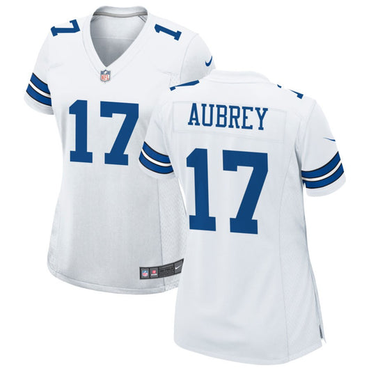 Brandon Aubrey Women's Nike White Dallas Cowboys Custom Game Jersey