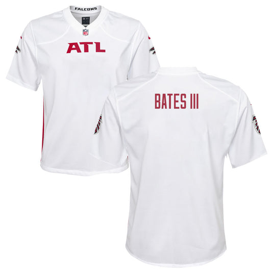 Jessie Bates III Youth Nike Atlanta Falcons White Custom Game Jersey