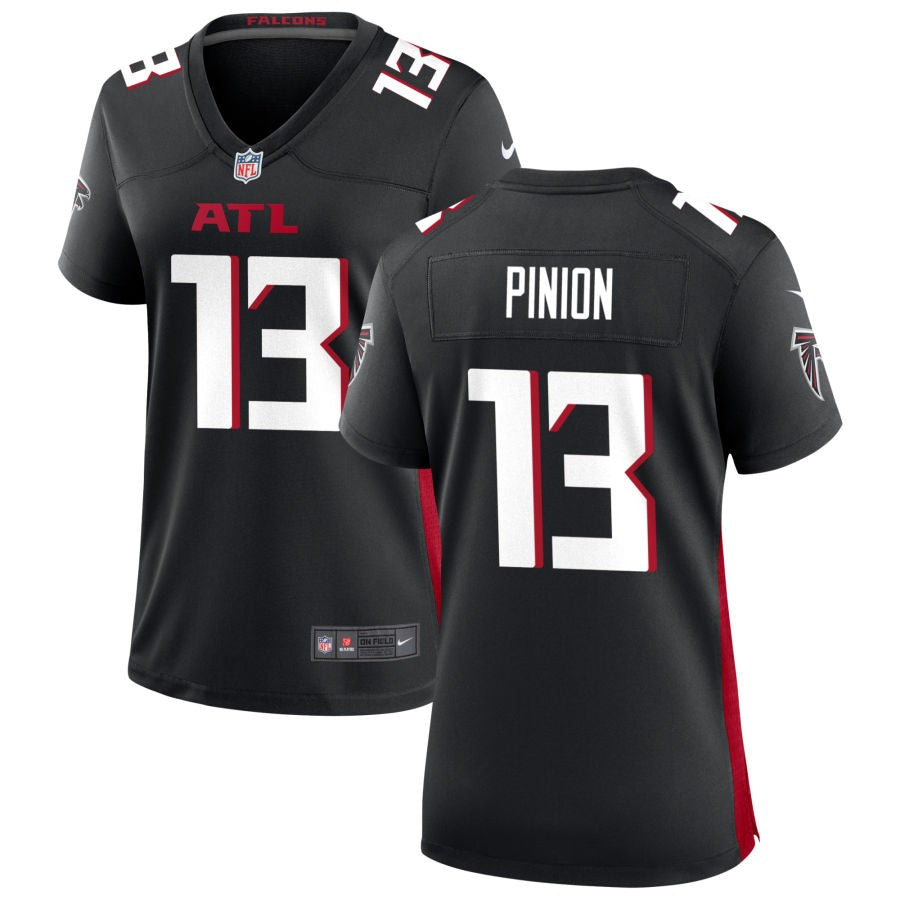 Bradley Pinion Women's Nike Atlanta Falcons Black Custom Game Jersey