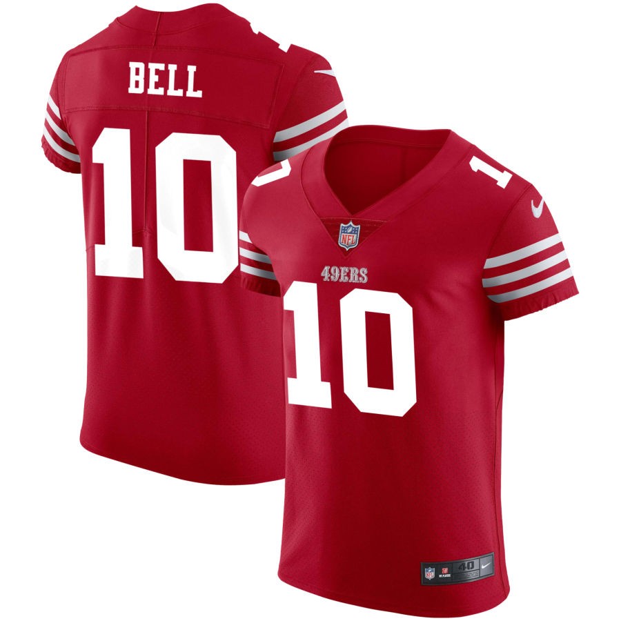 Ronnie Bell Men's Nike Scarlet San Francisco 49ers Vapor Elite Custom Jersey