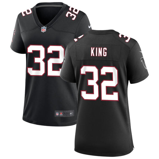 Kevin King Women's Nike Black Atlanta Falcons Throwback Custom Game Jersey