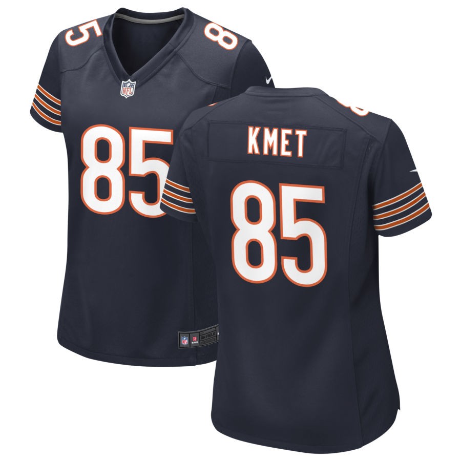 Cole Kmet Women's Nike Navy Chicago Bears Custom Game Jersey