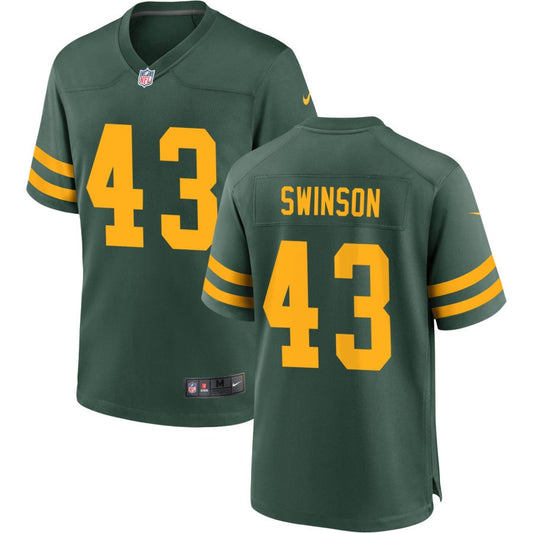 Messiah Swinson Men's Nike Green Green Bay Packers Alternate Custom Jersey