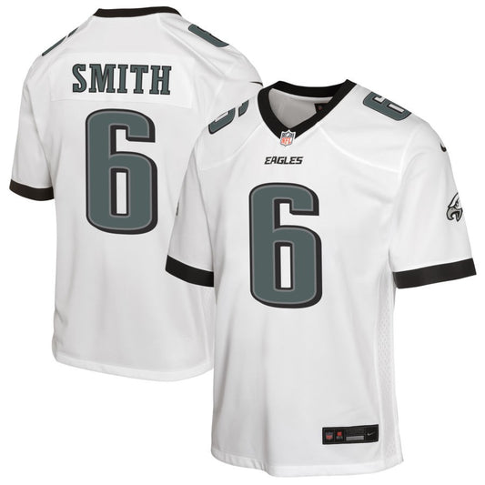 DeVonta Smith Youth Nike White Philadelphia Eagles Custom Game Jersey