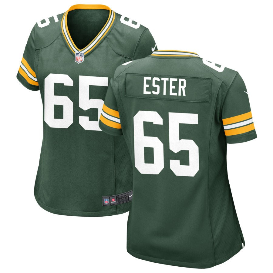 James Ester Women's Nike Green Green Bay Packers Custom Game Jersey