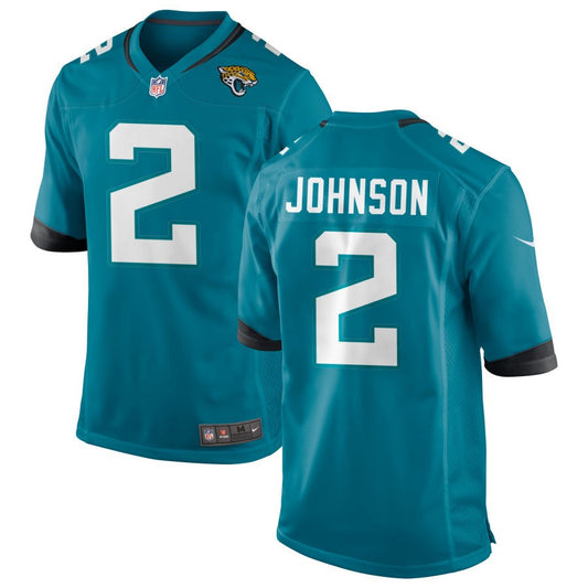 D'Ernest Johnson Youth Nike Teal Jacksonville Jaguars Custom Game Jersey