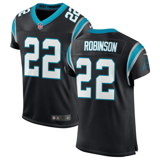 Jammie Robinson Men's Nike Black Carolina Panthers Classic Custom Elite Jersey