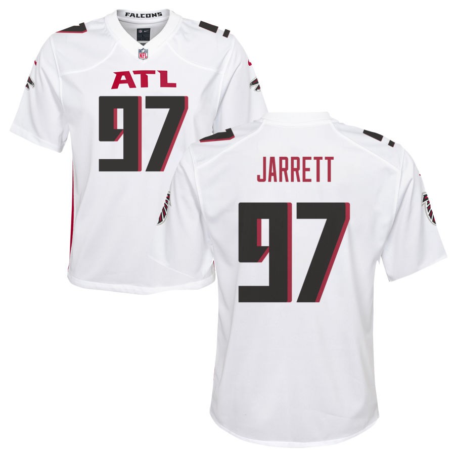 Grady Jarrett Youth Nike Atlanta Falcons White Custom Game Jersey