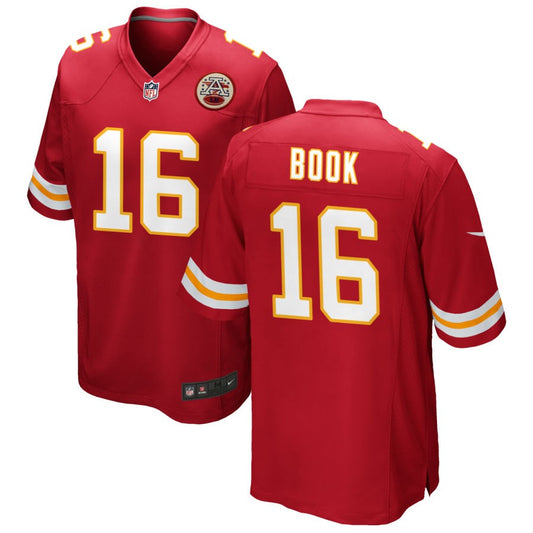 Ian Book Men's Nike Red Kansas City Chiefs Custom Game Jersey