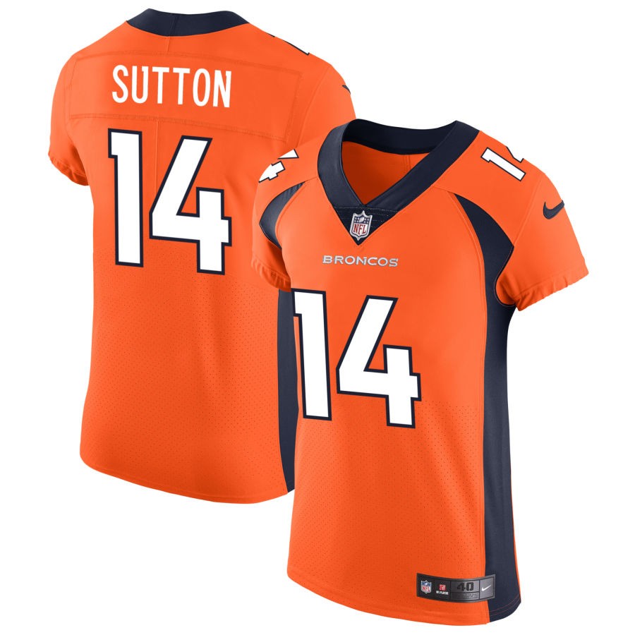 Courtland Sutton Men's Nike Orange Denver Broncos Vapor Untouchable Custom Elite Jersey