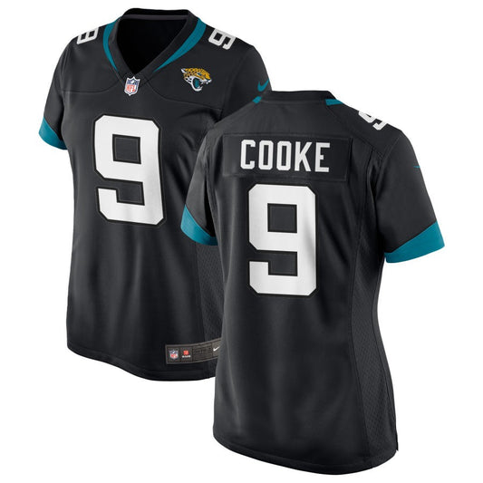 Logan Cooke Women's Nike Black Jacksonville Jaguars Custom Jersey