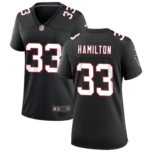 Antonio Hamilton Women's Nike Black Atlanta Falcons Throwback Custom Game Jersey