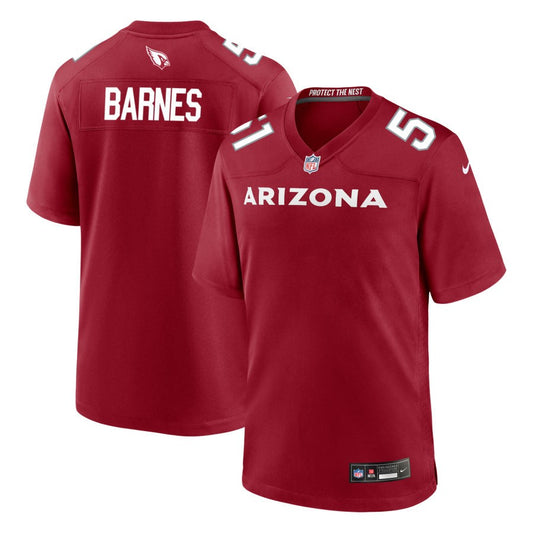 Krys Barnes Men's Nike Cardinal Arizona Cardinals Custom Game Jersey